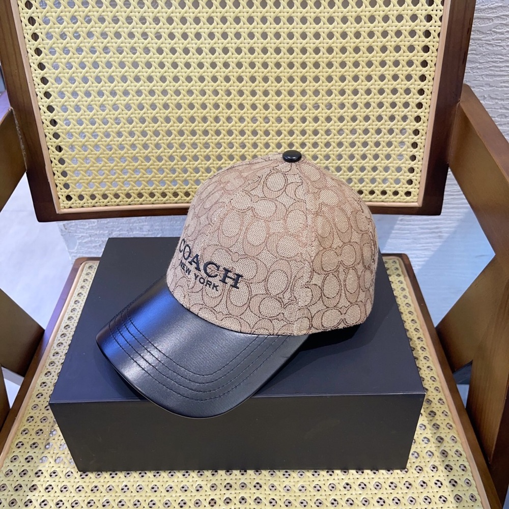 Coach brown baseball cap